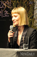 [포토]미아 바시코프스카, '박찬욱 감독을 전적으로 신뢰~!'