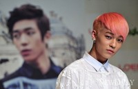 [포토]아이돌그룹 틴탑, 핑크빛 머리빛깔 '엘조'