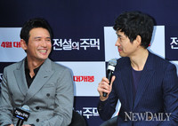 [포토]황정민-유준상, '전설의 주먹 즐겁게 쵤영했습니다~!'