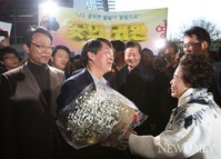[포토]安의 귀환, 노원 병 출마 선언