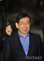 [포토]'안철수-박원순' 회동.. 회동장에 나온 박원순 서울시장