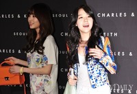 [포토]봄나들이 나온 걸스데이 '민아-유라'(찰스앤키스)