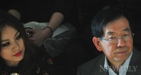 [포토]패션쇼 관람하는 '이효리-박원순 시장'