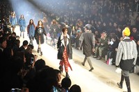 [포토]정혁서-배승연, 디자이너 패션쇼 현장