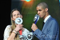 [포토]레오(삼성)-알레시아(IBK), '키스 세레머니'