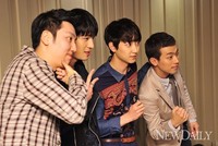 [포토]'전설의주먹' 4인방 미팅자리에서 화이팅 포즈~