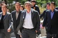 [포토]학생들과의 만남 위해 서울대 방문한  '빌게이츠'