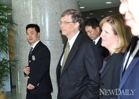 [포토]방한한 '빌게이츠', 국회에서 강연