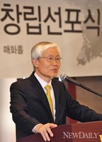 [포토]남북대학생총연합, 축사하는 조갑제 대표