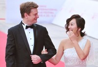 [포토]마이클 엉거-임성민 부부, '영화축제 왔어요~!'(전주국제영화제)