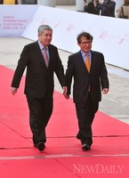 [포토]전주국제영화제 JIFF 개막식 찾은, '임권택 감독'