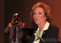 [포토]북한자유주간 개막식 인사말하는 '수잔 솔티'