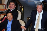 [포토]인사 나누는, '이재호-정몽준'의원