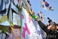 [포토]자유의 다리 찾은 '수잔솔티', 대북전단 살포 무산