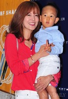 [포토]김성은, '오늘은 아들과 함께 왔어요~'