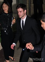 [포토]입장하는 버버리 모델 '루 페인즈'(버버리)