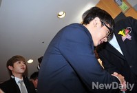 [포토]퇴장하는 '비스트', K팝 페스티벌 홍보대사 됐다.