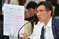 [포토]통합진보당 이상규, '확인 없이 증거 제시...망신만 당해'