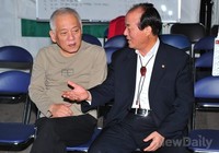 [포토]새누리당 '정갑윤' 민주당 '김한길'에 국정협조 당부