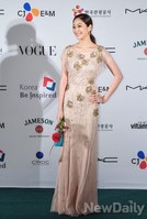 [포토]BIFF, 살구빛 드레스가 돋보이는 김효진