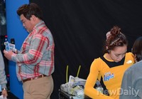 [포토]빌더링 준비하는 김자인, 사회 준비하는 김준현