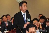 [2013국감]국감장에 선 전진석 동양증권 사장