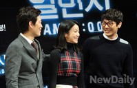 [포토]열한시 정재영-김옥빈-최다니엘, 화기애애한 세사람