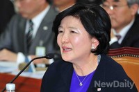 [2013국감]의원들의 질의에 답변하는 유중근 대한적십자 총재