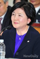 [2013국감]의원들의 질문 듣고 있는 유중근 대한적십자 총재