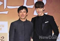 [포토]친구2 유오성-김우빈, 부자같이 친근한 모습