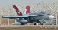 [포토]맥스썬더 훈련에 참가한 F-18