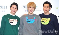 [포토]JYJ, 중앙에서 장난끼 가득 담은 표정 짓는 재중