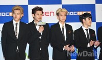 [포토]엑소 크리스-찬열-세훈-디오, 멜론뮤직어워드 찾은 훈남들