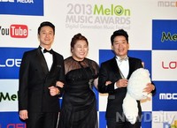 [포토]멜론뮤직어워드 김원효-김민경-김준호, 자나자나 시상자로 왔자나~