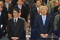 [포토]박정희대통령 탄신 96주년 기념 강연회 참석한 조우석-조갑제