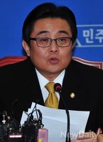 [포토]발언하는 민주당 전병헌 원내대표