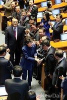 [포토]역대 대통령중 4번째, 국회 찾은 박근혜 대통령