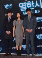 [포토]영화 '열한시' 출연배우'정재영-김옥빈-최다니엘'