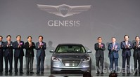 [포토]정몽구 회장이 직접소개한 '제네시스 신형', 가격은 얼마?