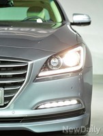 [포토]세계 명차와 경쟁할 '제네시스 신형', 최첨단 기술 대거 탑재