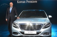 제체 벤츠회장, '더 뉴 S클래스' 직접 소개