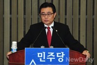 [포토]모두발언 하는 민주당 전병헌 원내대표