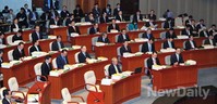 [포토]민주당 예산심사 보이콧...국무위원들 대기