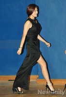 [포토]DSP페스티벌 레인보우 재경, 라인이 돋보이는 블랙 드레스