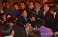 [포토]노무현재단 송년행사에 참석한 박원순시장