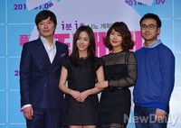 [포토]영화 '플랜맨', 개봉 앞두고 배우와 감독들 인사