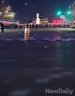 [포토]철도노조파업, 불법도로 점거로 한산한 대로