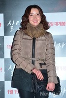 [포토]살인자시사회, 장윤서 추운날씨에 패딩입고 등장