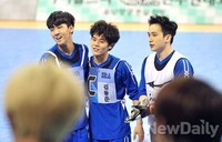 [포토]아육대 라비-동준-태헌, 풋살 경기 끝난 후 홀가분한 웃음