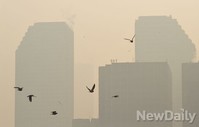 [포토]서울 초미세먼지 주의보 발령